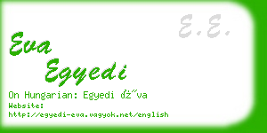 eva egyedi business card